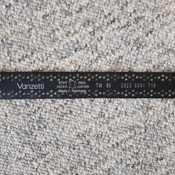 EUC Vanzetti genuine leather studded belt - Picture 2 of 6